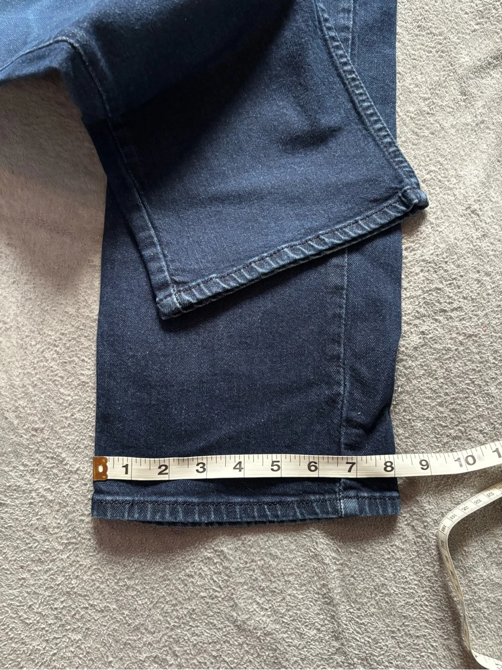 Levi's 514 Jeans Mens 36X30 Blue Dark Wash Denim Straight Leg Regular Fit Casual